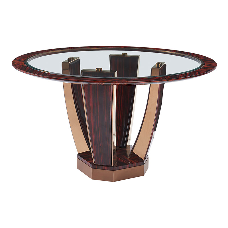 Antique Modern Glass Dining Table  ZLS-CZ1002