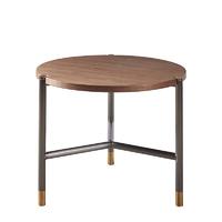 Modern Round Walnut Coffee Table ZLS-CJ1040